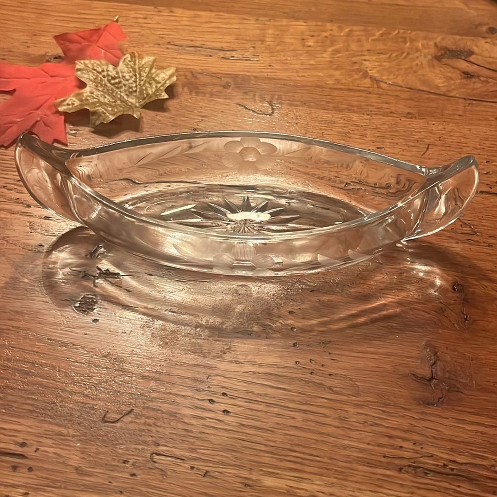Canoe shaped Relish Dish circa 1930’s